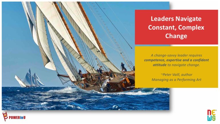 Leaders Navigate Constant, Complex Change – POWERinU Singapore